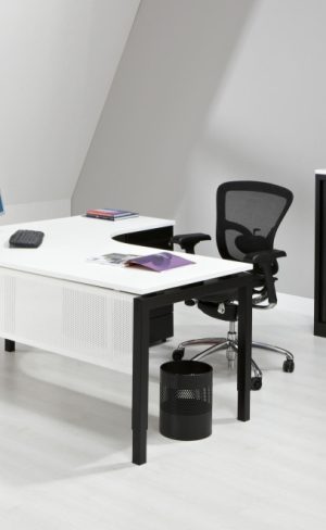 Bureau N-Serie - Compact droite - 160 x 120 cm