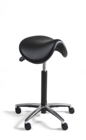1269 - Tabouret selle PVC Alu