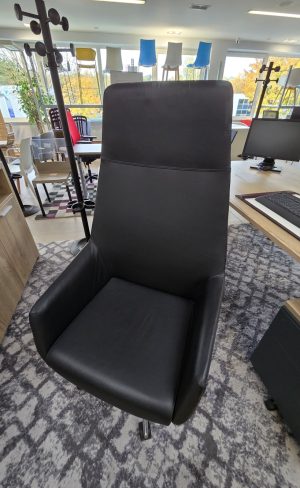 Fauteuil cuir DUNE