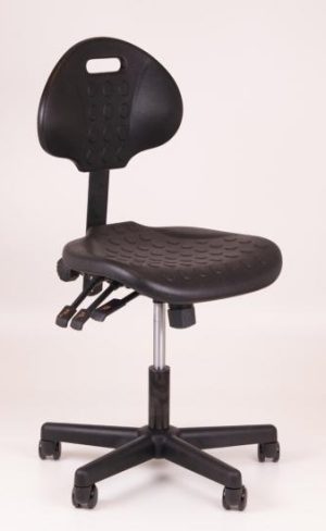 281 - Siège de travail bas Noir/Nylon