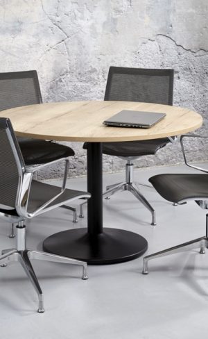 Table de réunion T-Serie - Ronde - Ø120 cm