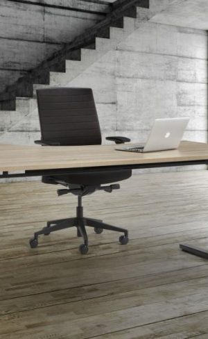 Bureau R-Serie - Compact droite - 180 x 120 cm