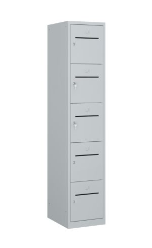 Armoire à casiers - 5 cases - H190 x L40 x P50 cm
