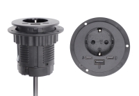 Prise ronde encastrée de Ø6 cm +78,00&euro;