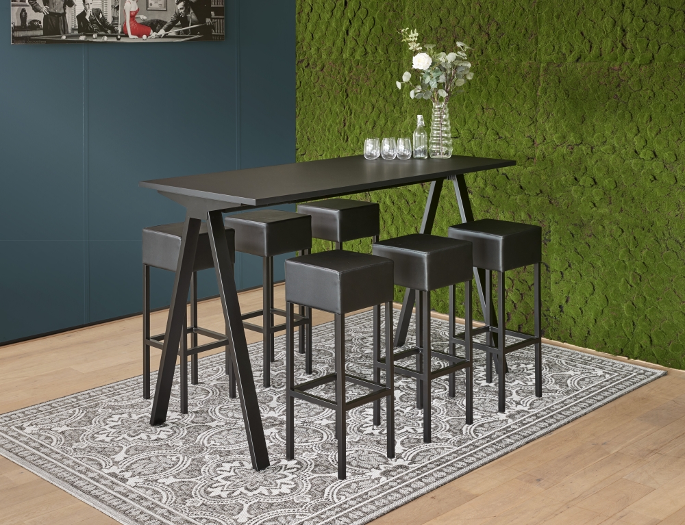 Table haute pieds V - H110 x L180 x P80 cm – Image 4