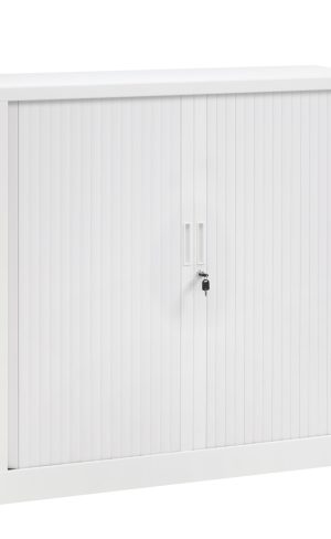 Roldeurkast 118x120x43cm + 2 legborden