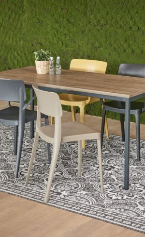 Table droite - 80x80 cm