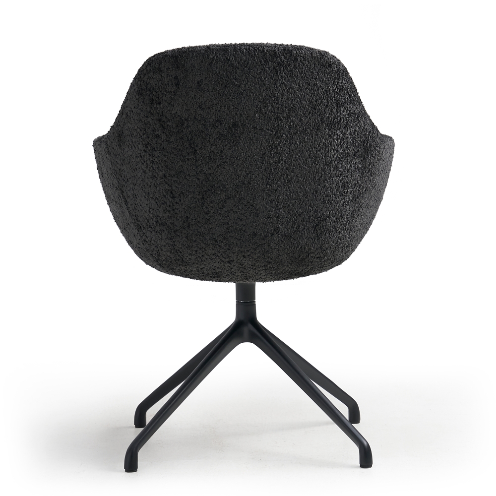 Fauteuil Design bas dossier avec accoudoirs - 1 place – Image 4