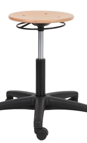 Tabouret Modèle 7821 avec assise en bois hêtre